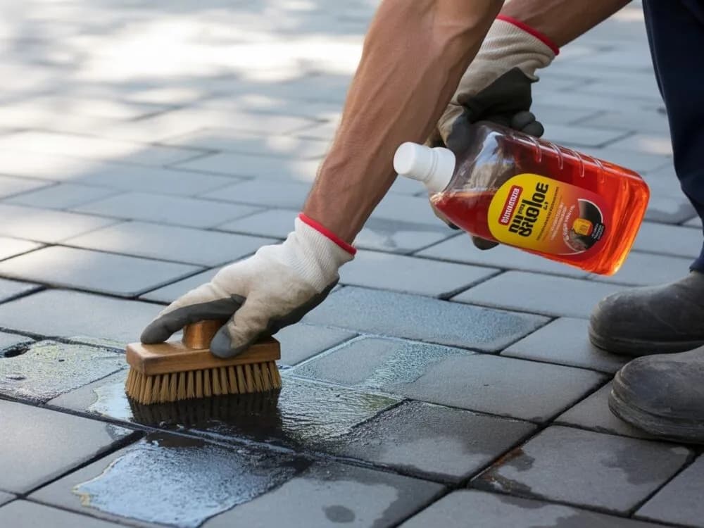 Skuteczne sposoby na to, czym zmyć tłuszcz z kostki brukowej